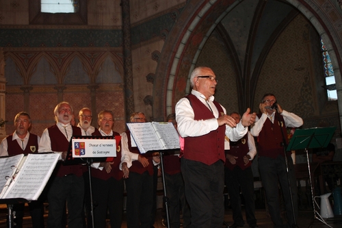 Les Choeurs dans le coeur de la Chapelle....  