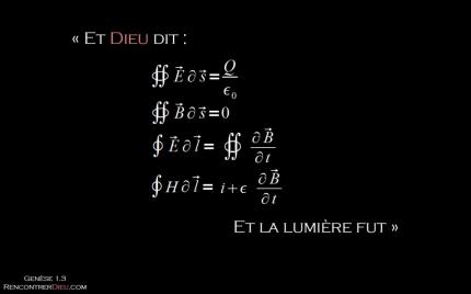 formule dieu math genese