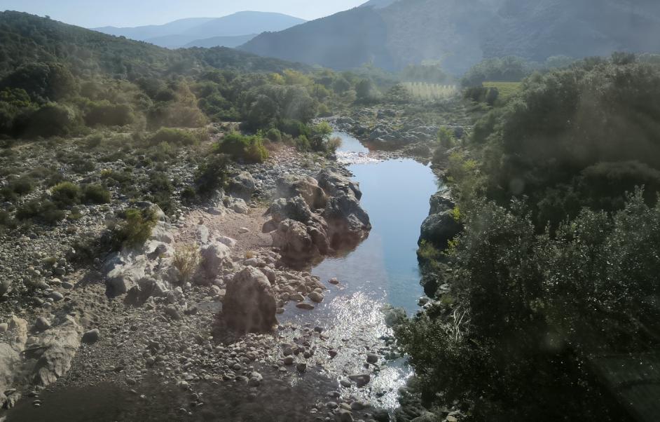 Vacances en Corse, automne 2023. 8. Train Bastia/Calvi