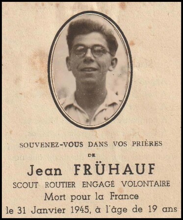 * Trésors d'archives...En hommage à un ancien du B.M 21 de la 1 ere DFL - Jean FRUHAUF