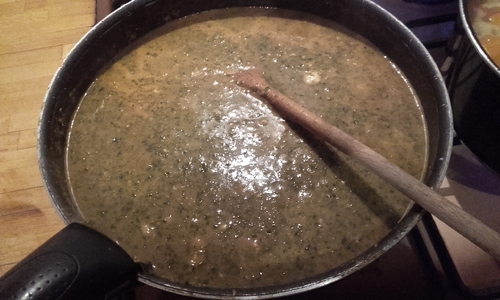 Palak Paneer ou Curry d'Epinards au "Fromage" {Vegan}