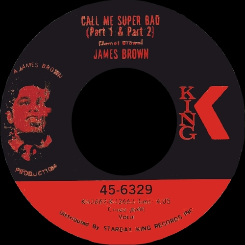 James Brown : Single SP King Records 45-6329 [ US ]