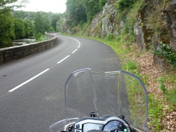 où le Cantal au guidon de ma Triumph , se révèle sous son meilleur jour ! 