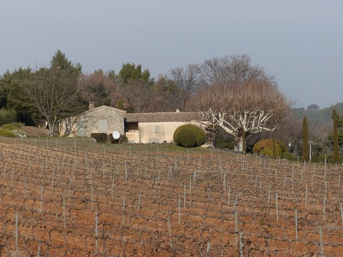 Au pied du grand versant du Luberon (Ménerbes - 84)