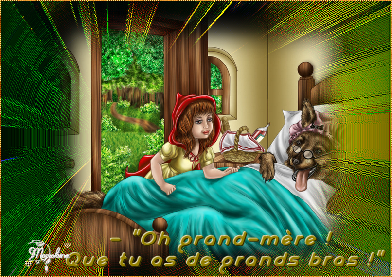 Le petit chaperon rouge Marjolaine E mages