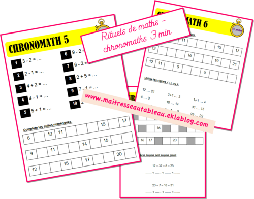 Rituels de maths - Chronomaths