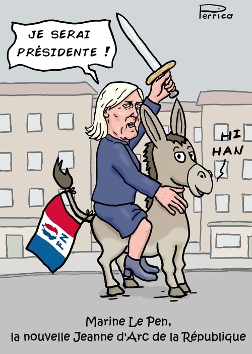 Marine Le Pen, la nouvelle Jeanne d'Arc de la République