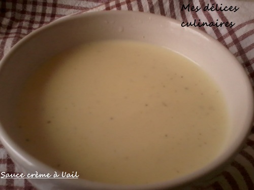 Sauce crème à l'ail