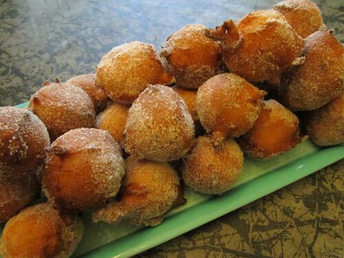 Beignets boules au fromage blanc