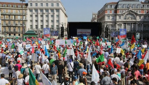 Portugal : pour une politique patriotique de gauche 100 000 personnes dans les rues de Lisbonne ! le discours de Jeronimo de Sousa secrétaire général du PCP ! (IC.fr- 11/06/2015) 