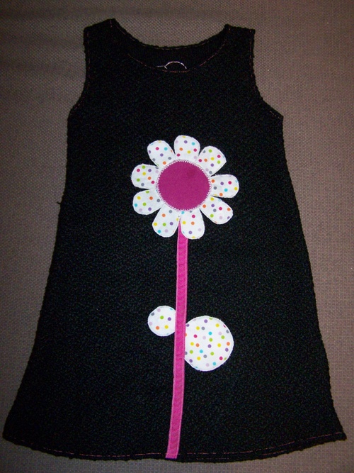 Robe fleur terminée!