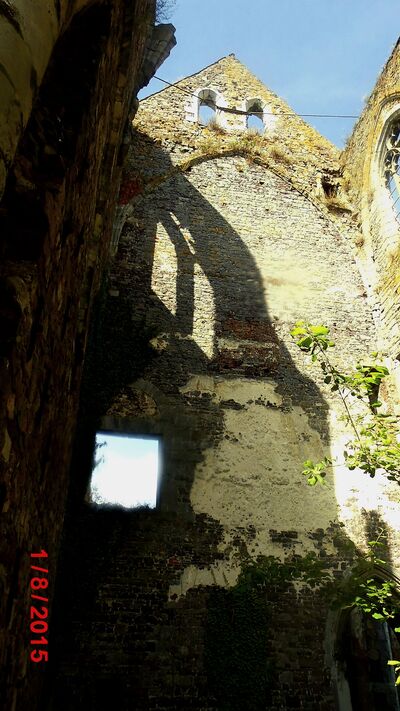 AVEC MES AMIES CHINOISES A L'ABBAYE AULNE