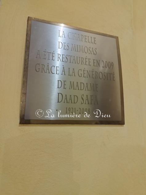 Mandelieu-la-Napoule, la chapelle Notre-Dame des Mimosas