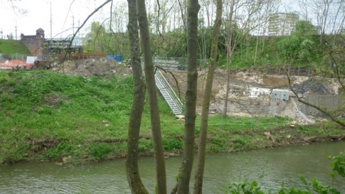 Travaux Mettis près de la Seille