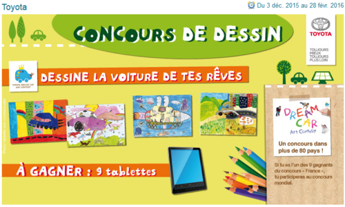 Concours dessin Toyota