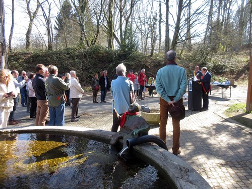 Inauguration de la route de l'eau à Vresse-sur-Semois