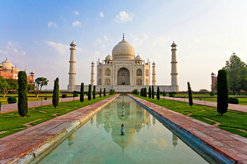 Le Tāj Mahal, en Inde