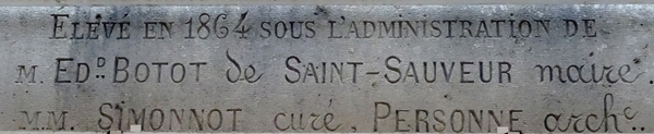 Edmond Botot de Saint-Sauveur, ancien Maire de Buncey, fut un grand bâtisseur ....