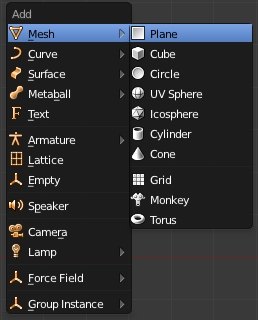 Les objets de type Mesh (maillage)