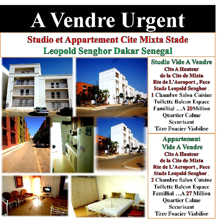 Un Bien Immobilier de Dakar A Saly...Au..SÃ©nÃ©gal +221 77 269 01 51