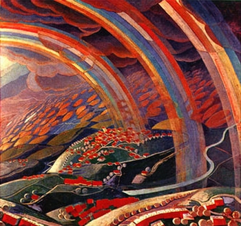 Gerardo Dottori, Le miracle de lumière, 1931