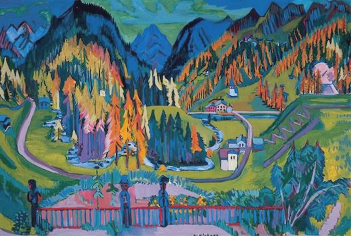 Ernst Ludwig Kirchner, Vallée de Sertig en Automne, 1926