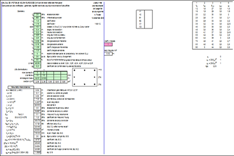 Meilleur Feuille De Calcul Ferraillage Beton Arme Excel Architectur4ever