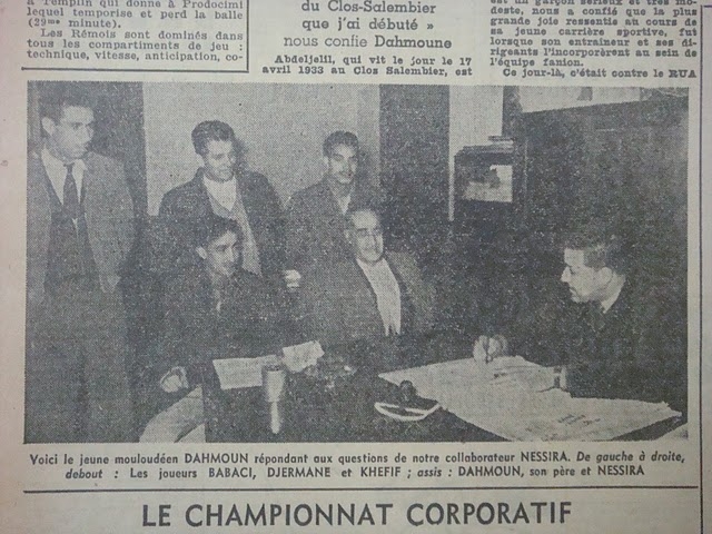 Dahmoune Abdeldjalil l'ilier volant du MCA