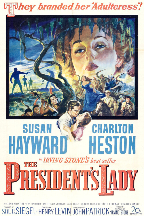 La Vie Amoureuse d'Andrew Jackson, Sa Plus Grande Bataille : "The President's Lady" (1953, VO + STFR) !