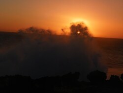 On ne s'en lasse pas des couchers de soleil