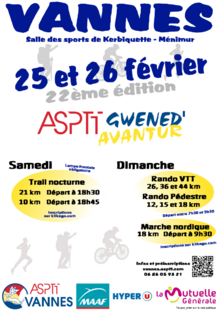 ASPTT Gwened' Avantur - 25 & 26 février 2017