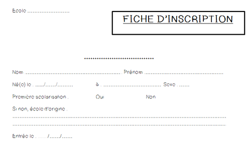 Inscriptions