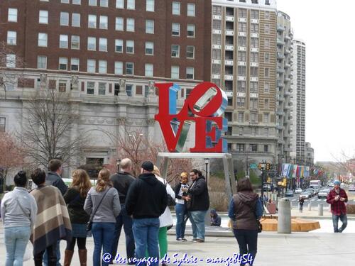 USA - PHILADELPHIE - Sculpture LOVE