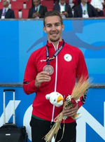 Lahoulou  Médaille de Bronze sur 400m Haies à Konya 2022 