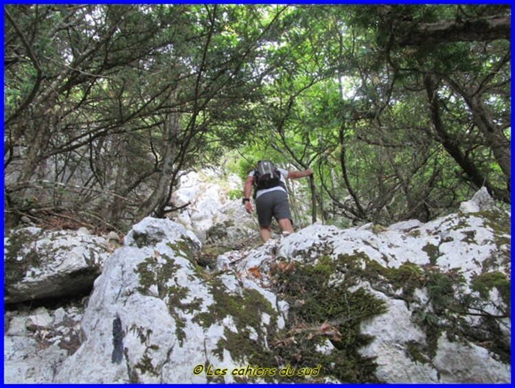 Sainte Baume, voie Gombault-sentier Estruch