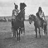 Plenty Coups and Pretty Eagle, on the Crow Reservation in Montana - Crow - circa 1890