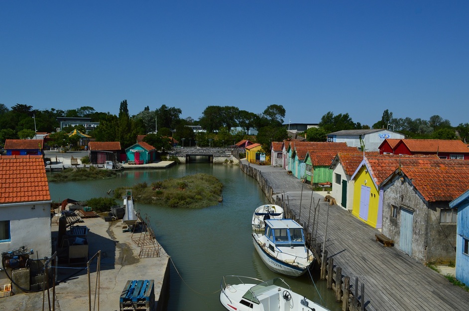 Ile d'Oléron, Château-d'Oléron 2.Les cabanes colorées