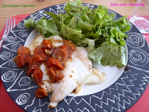 Des Escalopes Caprese