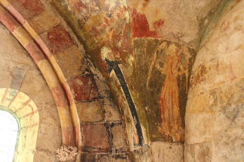 Gargilesse, l'église, les fresques etpeintures