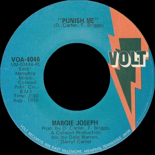 Margie Joseph " Makes A New Impression " Volt Records VOS-6012 [ US ] en Février 1971