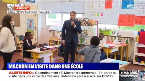 Contre pédagogie démasquée (source BFMTV)