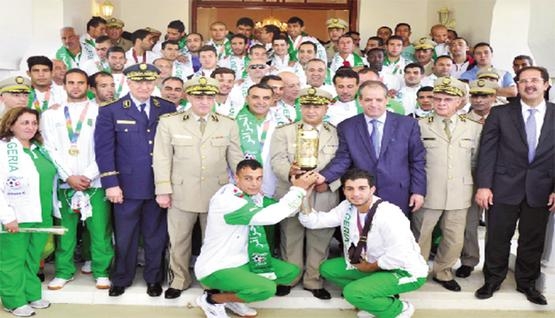 EN militaire médaillé d\'or aux jeux mondiaux Corée 2015 (retour sur Alger)