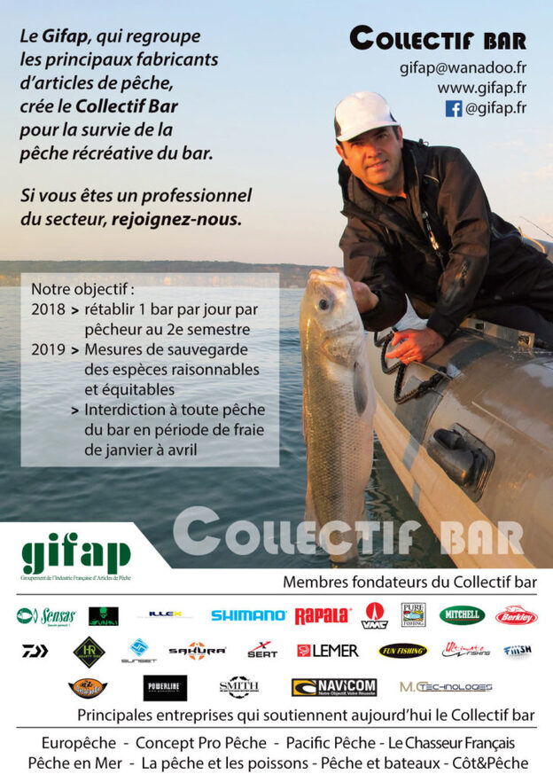 Le GIFAP se mobilise pour la survie de la pêche récréative du Bar. 