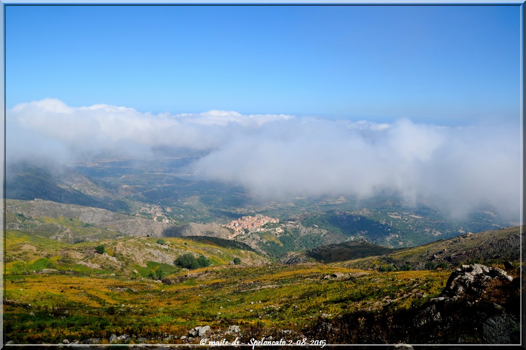 Speloncato sous la brume d'août