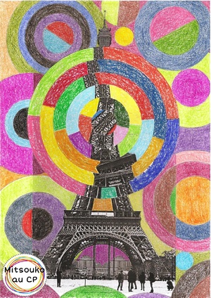 Vertigineuse tour Eiffel de Robert Delaunay
