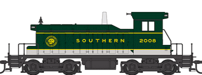 EMD SW1 Southern 2008 gauche