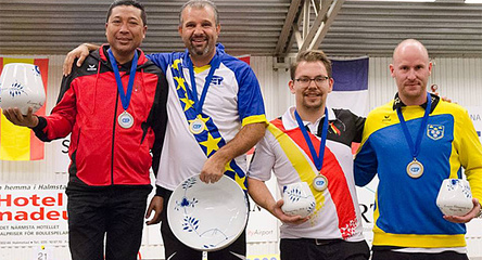 Audrey BANDIERA et Henri LACROIX Championnat d'Europe individuel 2016 à Halmstad en Suède