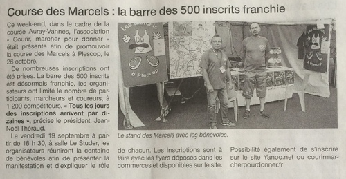 Les "Marcels à Plescop" - Revue de presse 2014...