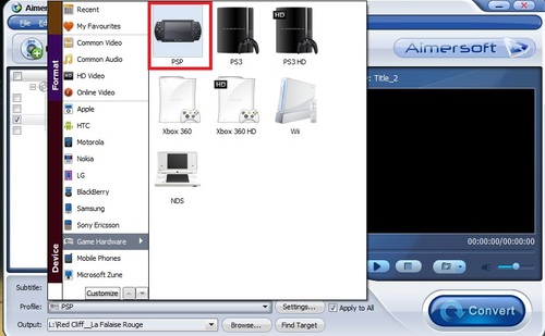 Un blu-ray en mp4 pour ma PSP 3000