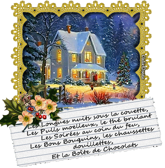Carte Village de Noël ♥♥♥